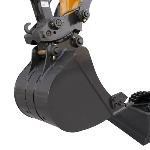 Miniexcavadora Donker DK40 con cabina, 2 velocidades, joysticks, aire acondicionado y motor Yanmar de 38 CV.